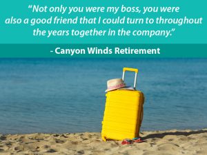 68 Retirement Wishes For A Boss - Canyon Winds Retirement